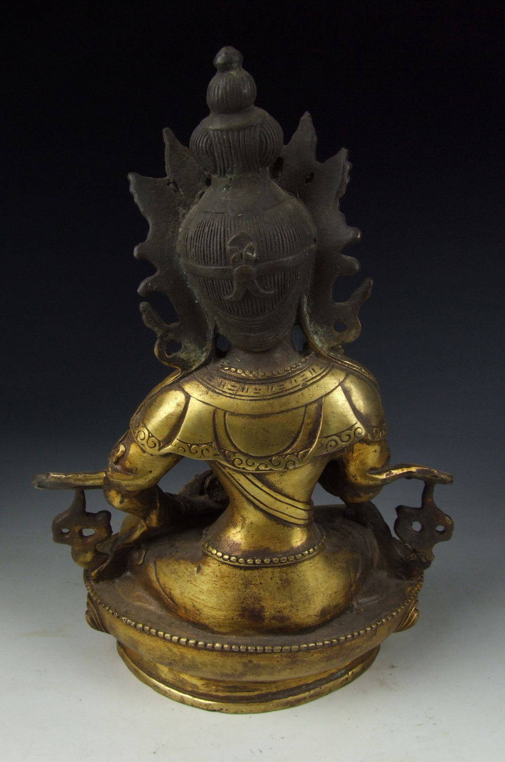 Chinese Antique Gilt Bronze Tibetan Buddha Statue eBay